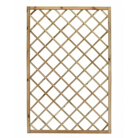 Ensemble de 2 pièces Grillage Trendy 60X180 cm Trou 9X9 cm Cadre 34X34 Cerf