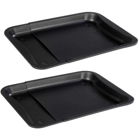 Ensemble de 2 Plaques de four extensible de 35-52 x 32 cm Zenker Black Metallic