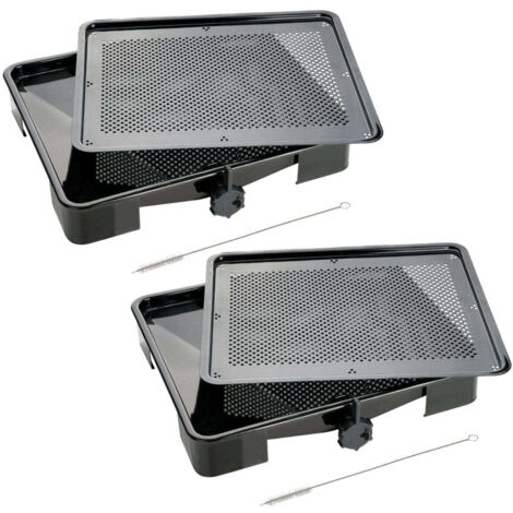 Ensemble de 2 Plats de cuisson four pour rôti avec bac de récupération du jus de 3 litres 39 x 33 cm Zenker Special Cooking