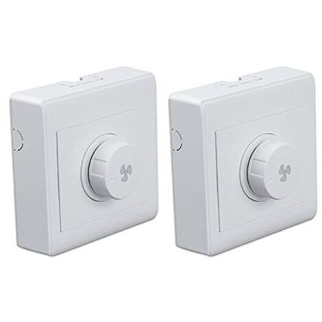 Ensemble de 2 réglages pour ventilateur de plafond, variateur de vitesse progressif, interrupteur mural, 220 V, 10 A, pour variateur de 300 W