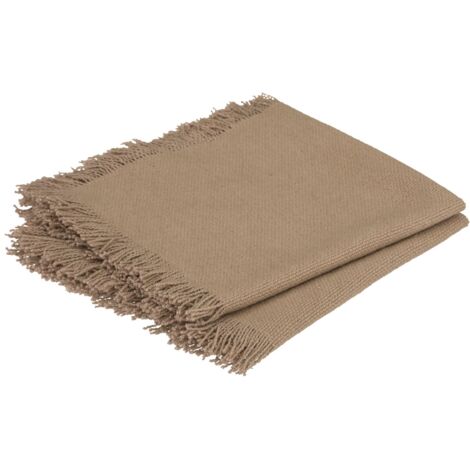 Ensemble de 2 serviettes de table à franges MAHA