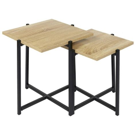 Ensemble de 2 tables gigognes Loka