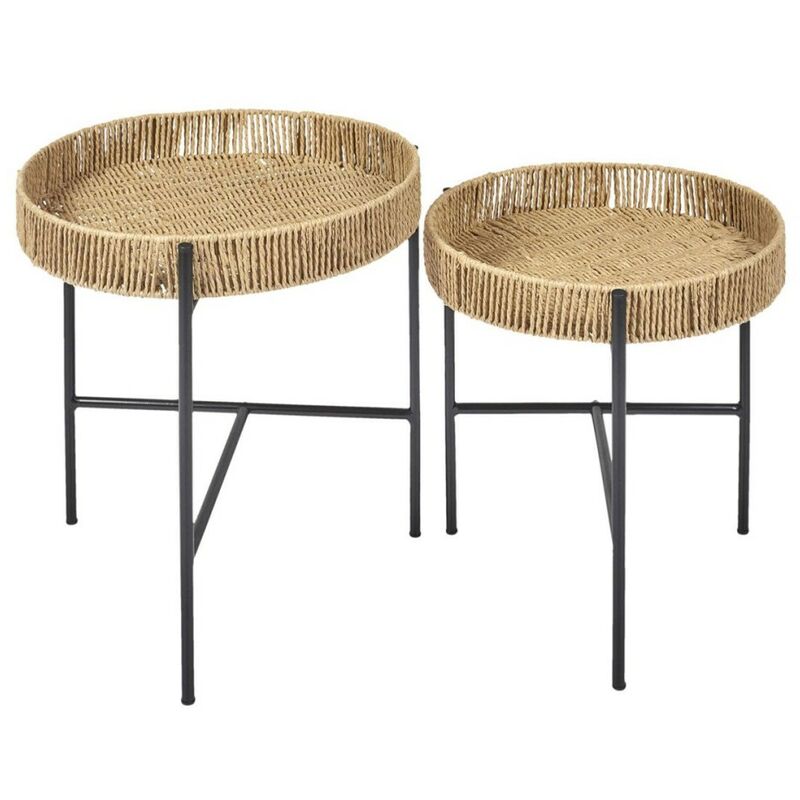 Ensemble de 2 tables gigognes Pampa