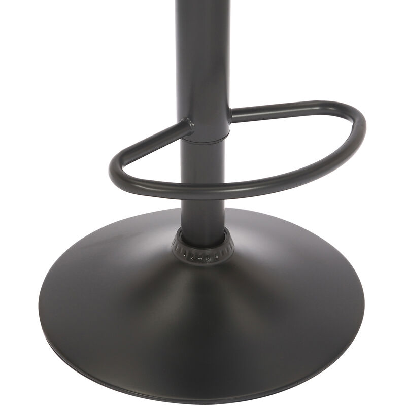 CLP - Ensemble de 2 tabourets de bar jaune Jamie Velvet