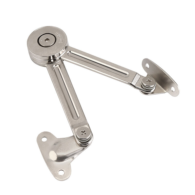 Linghhang - Ensemble de 2 tiges télescopiques pour portes d'armoires avec système d'amortissement du couvercle d'armoire de cuisine