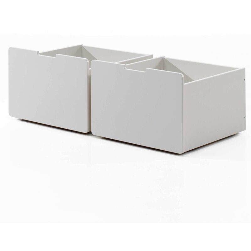 Ensemble de 2 tiroirs Pip - blanc