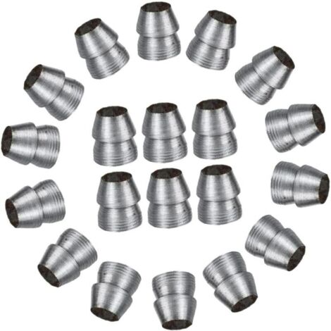 Ensemble de 20 cales rondes en métal pour manche de marteau, cales de sécurité robustes, installation facile pour outils de réparation et camping