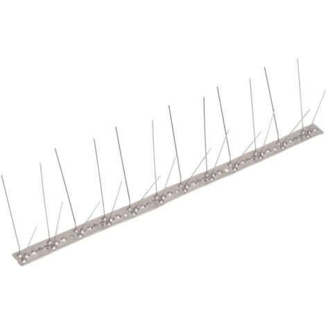 Ensemble de 20 pointes à 4 rangées contre oiseaux Inox 10 m CFW458569
