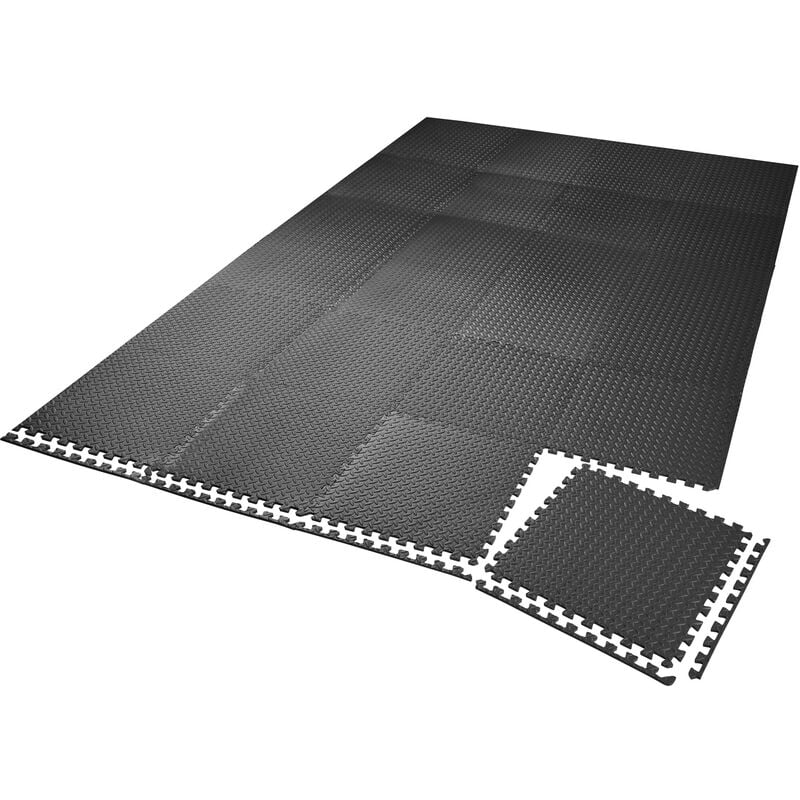 Ensemble de 24 dalles carrées eva - Tapis sol et