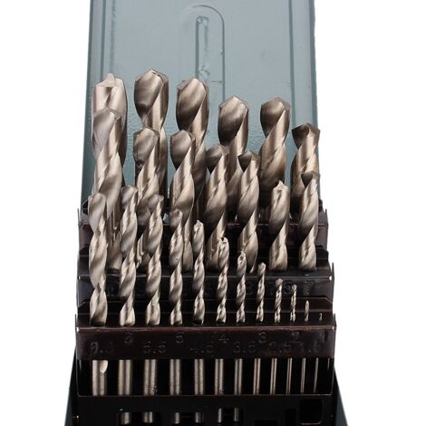 Ensemble de 25 Forets Métal HSS de Qualité, 1‑13mm, pour Perçage Précise