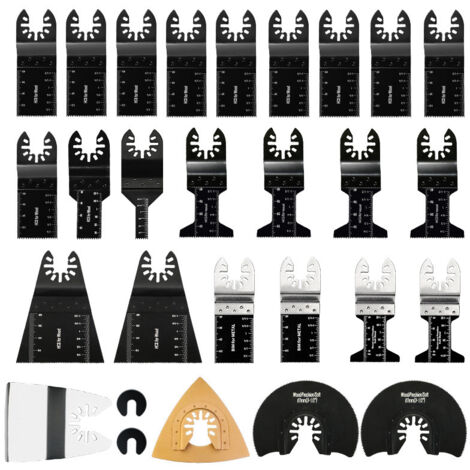 Ensemble de 28 outils multifonctions pour le travail du bois