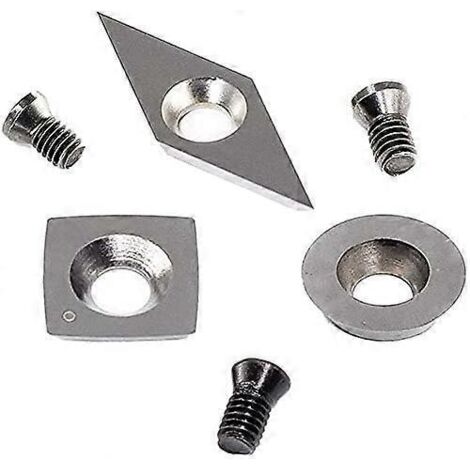 Ensemble de 3 disques de coupe en métal dur pour outils rotatifs à bois (dont un carré de 11 mm avec rayon