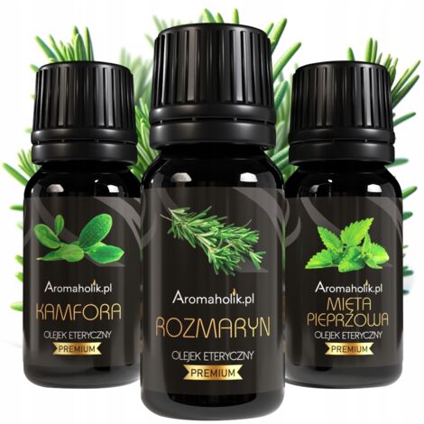 Ensemble de 3 huiles pour sauna - Parfums naturels à base de plantes