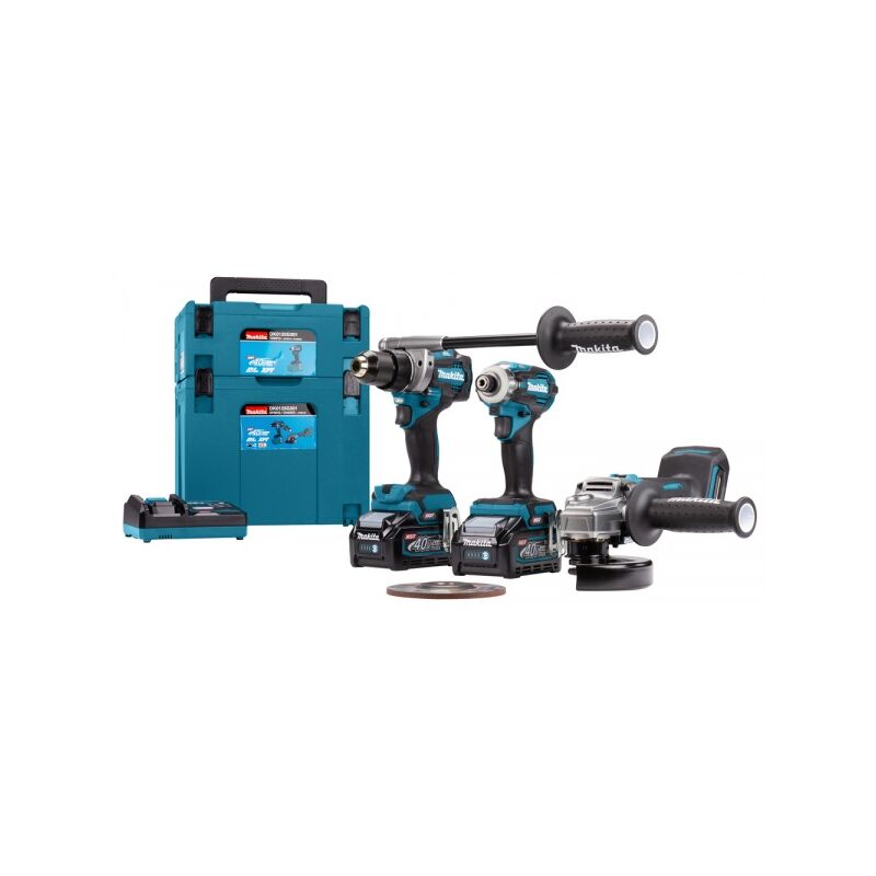 Makita - DK0125G301 Set 3 outils électriques 40 v avec batteries