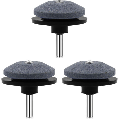 Ensemble de 3 meules robustes et faciles à utiliser pour l'affûtage des tondeuses à gazon - AquaForge