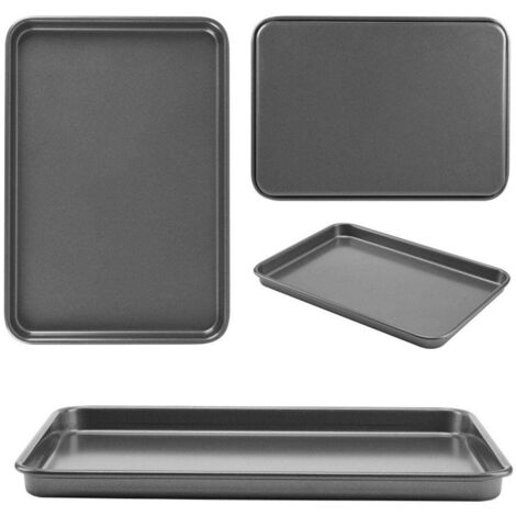 Ensemble de 3 moules à pâtisserie rectangulaires antiadhésifs pour four, pour la cuisine maison 4,58 (1269)