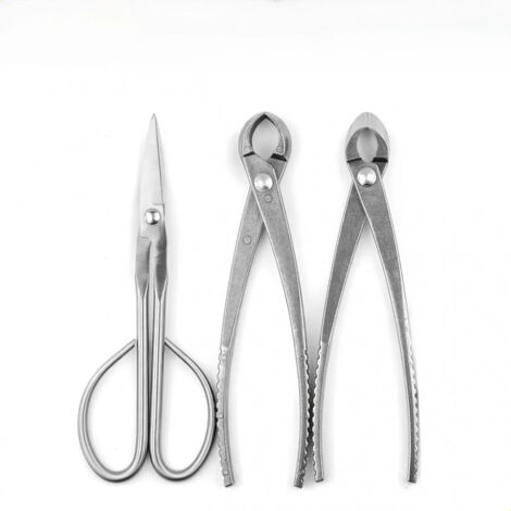 Ensemble de 3 outils professionnels pour bonsa ciseaux B
