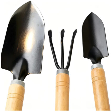 Ensemble de 3 pelles de jardinage