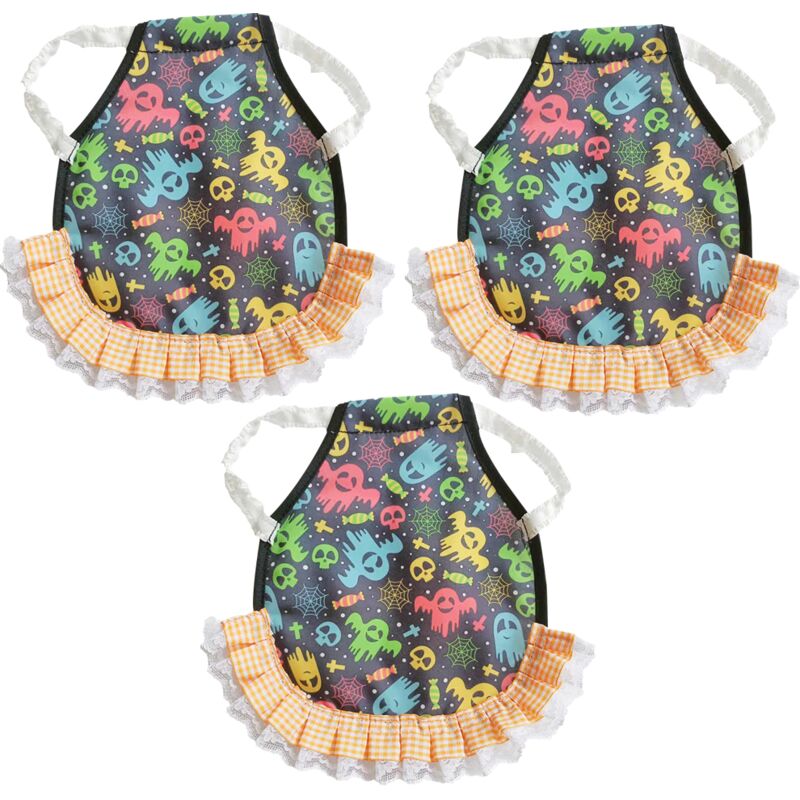 Ensemble de 3 pièces pour poules : tablier, veste, protège-plumes, housse pour ailes.