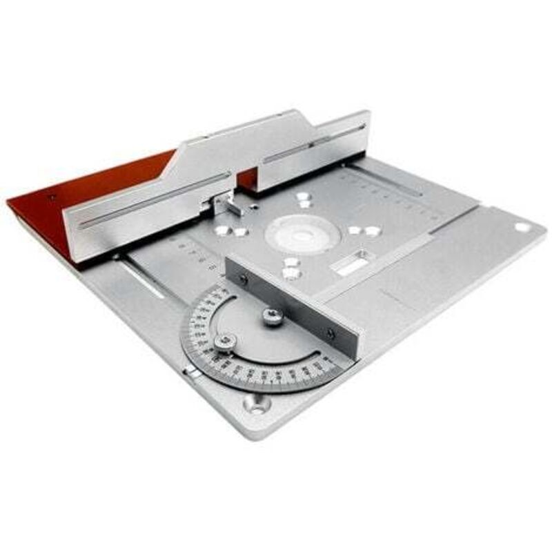 Lot de 3 plaques de fraisage en alliage d'aluminium fraiseuses à bois, flip-board, machine à découper, gravure, outil auxiliaire, bancs de travail du