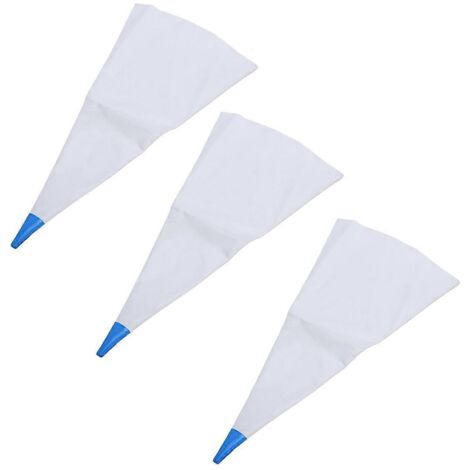 Ensemble de 3 sacs à coulis de ciment en PVC avec emporte-pièce