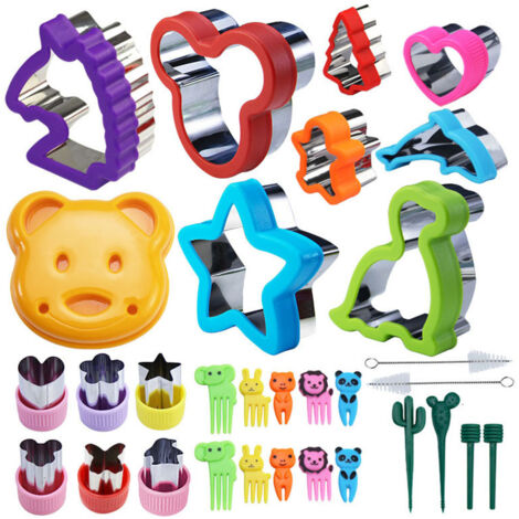 Ensemble de 31 Emporte-Pièces à Pain pour Enfants - Motifs Amusants pour Goûters et Anniversaires, Matériel de Pâtisserie Ludique