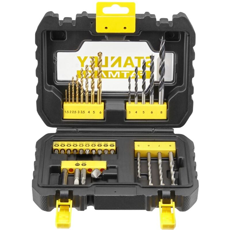 Stanley - Kit de 31 pièces pour le perçage et le vissage STA88540-XJ