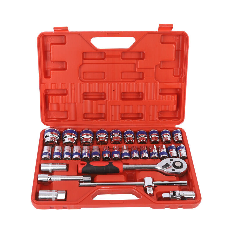 Ensemble de 32 pièces de groupe de réparation automobile, ensemble d'outils de réparation de matériel de clé à douille