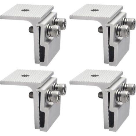Ensemble de 4 attaches de câble pour câbles de toiture, clips pour joints debout pour câbles chauffants, pare-neige et panneaux solaires.