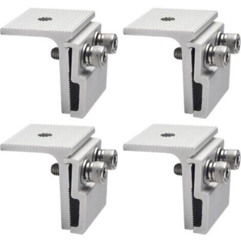 Ensemble de 4 attaches de câble pour câbles de toiture, clips pour joints debout pour câbles chauffants, pare-neige et panneaux solaires.