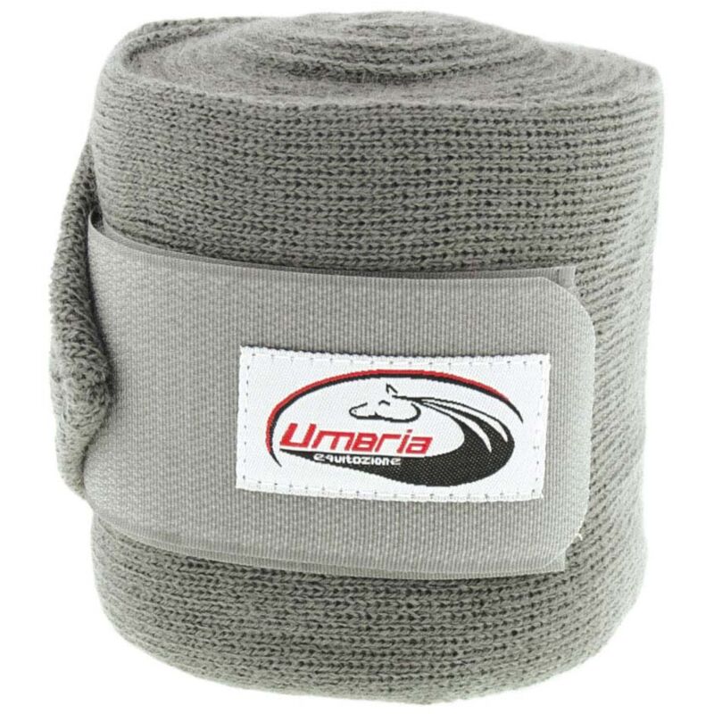 Taglia unica, Gris: Set de 4 bandes de repos en laine avec fermeture tearjaw