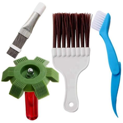 Ensemble de 4 brosses de nettoyage pour condenseur, adaptées aux sèche-linge