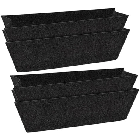 Ensemble de 4 cache-pots et paniers en tissu