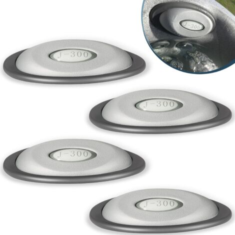 Ensemble de 4 coussins ovales + soutien au dos pour jacuzzi J-300 série Hot Tubs & Spas (2014-2018), J300 Remplacement de coussin d'appuie-tête 2455-263