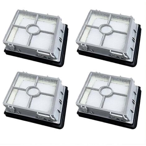 Ensemble de 4 filtres HEPA compatibles avec l'aspirateur sans fil Bissell Crosswave X7 Pet Pro 3350f-AquaForge.
