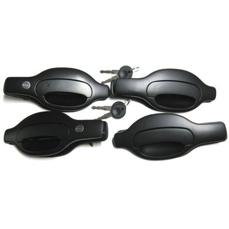 Ensemble de 4 poignées de porte extérieures pour VW Golf II 83-92, style TUNING Audi