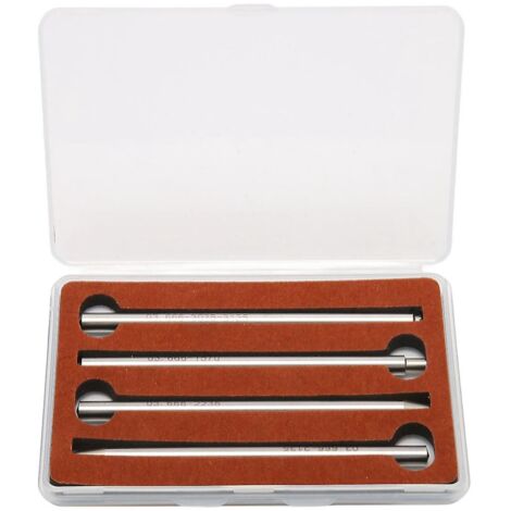 Ensemble de 4 poinçons pour axe de rotor oscillant en acier inoxydable, outils de réparation de mouvements de montres avec aimant.