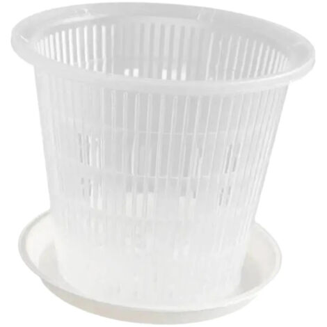 Ensemble de 4 pots de fleurs avec chaîne et base décorative .v Lj