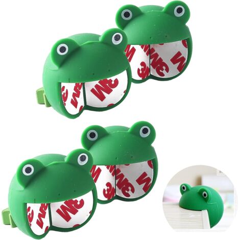 Ensemble de 4 protections d'angle et de bordures pour table bébé : inodores, épaisses et sans danger pour les enfants (vert).