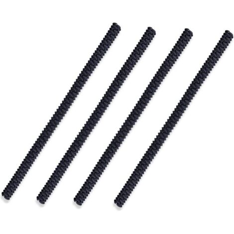 Ensemble de 4 protège-grilles de four en silicone résistant à la chaleur pour éviter les brûlures.