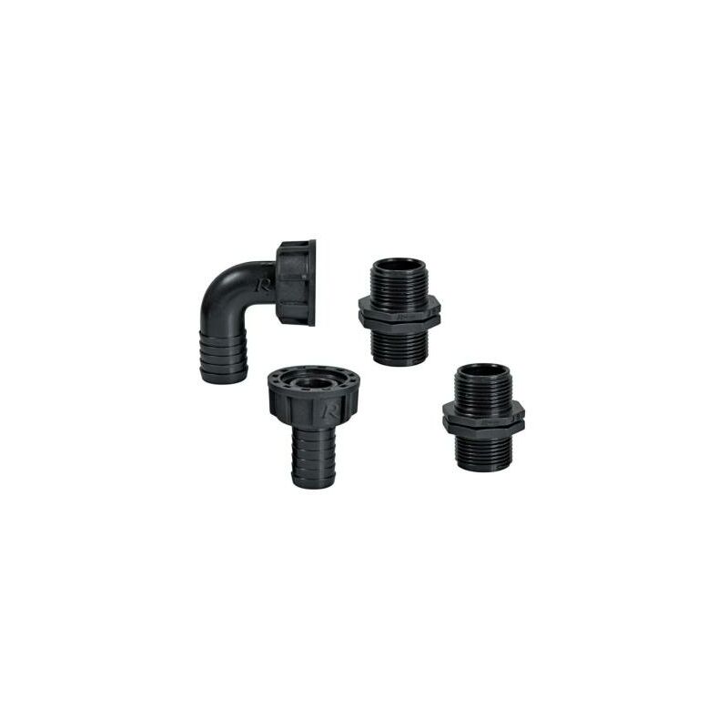 Heliotrade - Ensemble de 4 raccords pour tuyau de pompe à eau et pompe piscine (1 pouce)