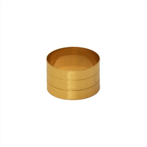 Ensemble de 4 ronds de serviette en métal