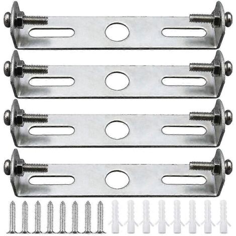 Ensemble de 4 supports de fixation pour plafonnier 105 mm, accessoires pour suspension, lustre, plaque de base, supports et accessoires.