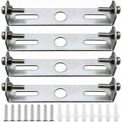 Ensemble de 4 supports de fixation pour plafonnier 105 mm, accessoires pour suspension, lustre, plaque de base, supports et accessoires.