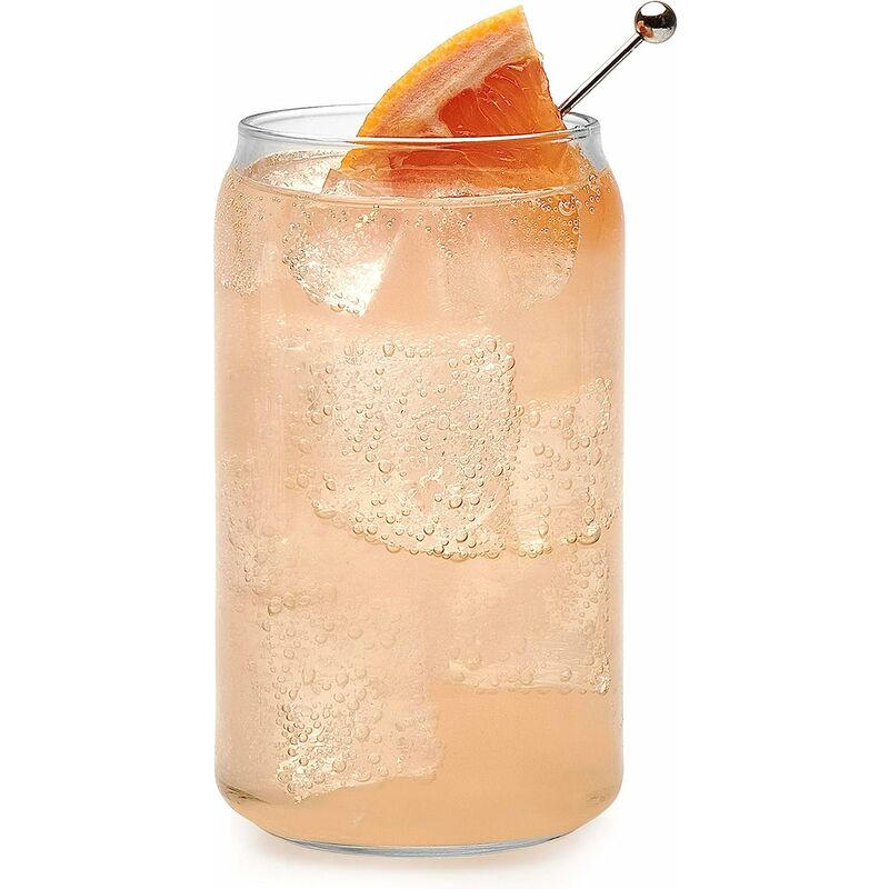 Ensemble De 4 Verres à Boire - Gobelets En Verre En Forme De Vase, Verres à Bière De 400 Ml, Gobelets, Verres à Cocktail, Verres à Whisky, Verres à