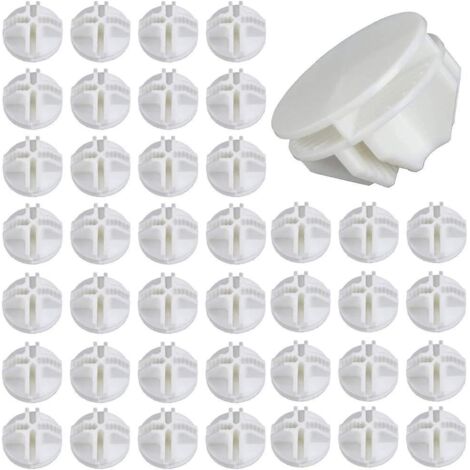 Ensemble de 40 cubes de rangement en plastique blanc
