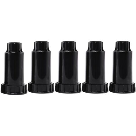 Ensemble de 5 arroseurs réglables de 1/2 pouce pour l'irrigation de pelouse à 360 degrés - Accessoires de jardin - Refroidissement par arrosage automatique-AquaForge