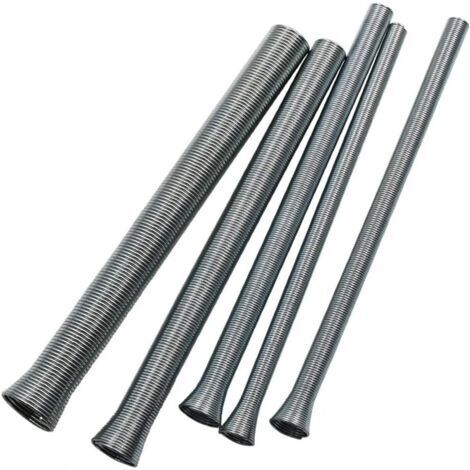 Ensemble de 5 cintreuses à ressort pour tubes flexibles en cuivre et en aluminium de 6, 8, 10, 12 et 16 mm de diamètre