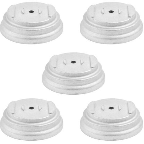 Ensemble de 5 débroussailleuses en aluminium  avec couvercle en aluminium, conception portable et amovible