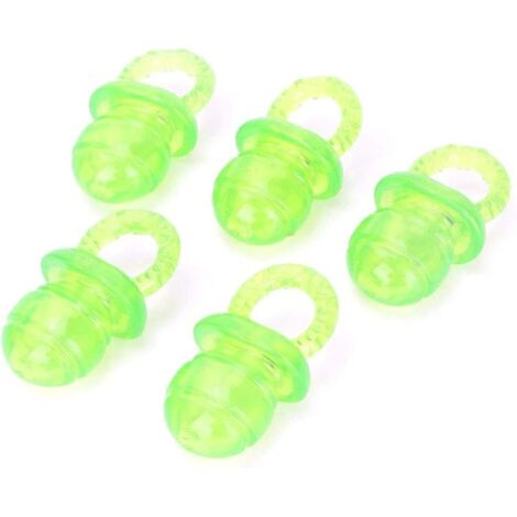 Ensemble de 5 jouets à mâcher interactifs pour chien - Jouet molaire durable et mignon en forme de tétine pour le nettoyage des dents et les moments de jeu (vert)